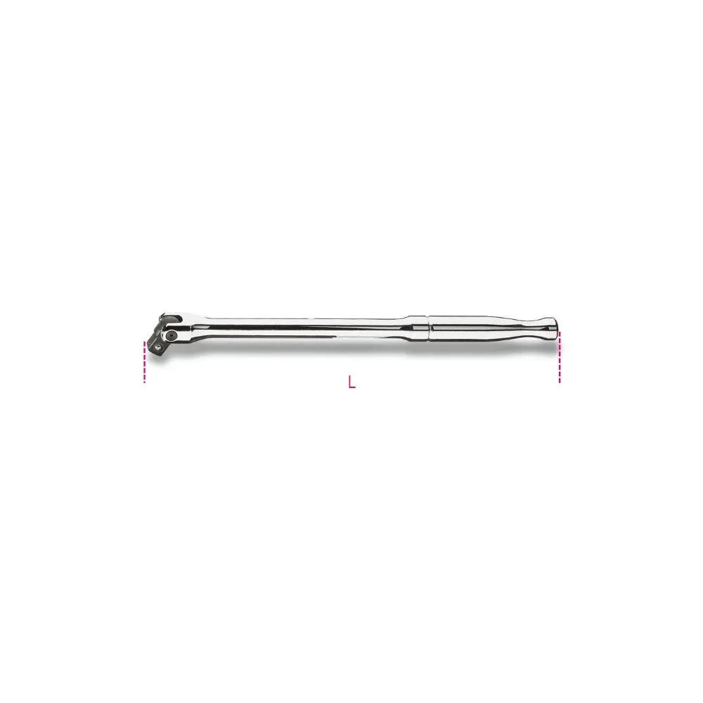 Beta Tools (Article# 910M/35) 3/8 in Swivel Drive with Metal Handle, Chrome-Plated - BT 9100839 Beta Tools