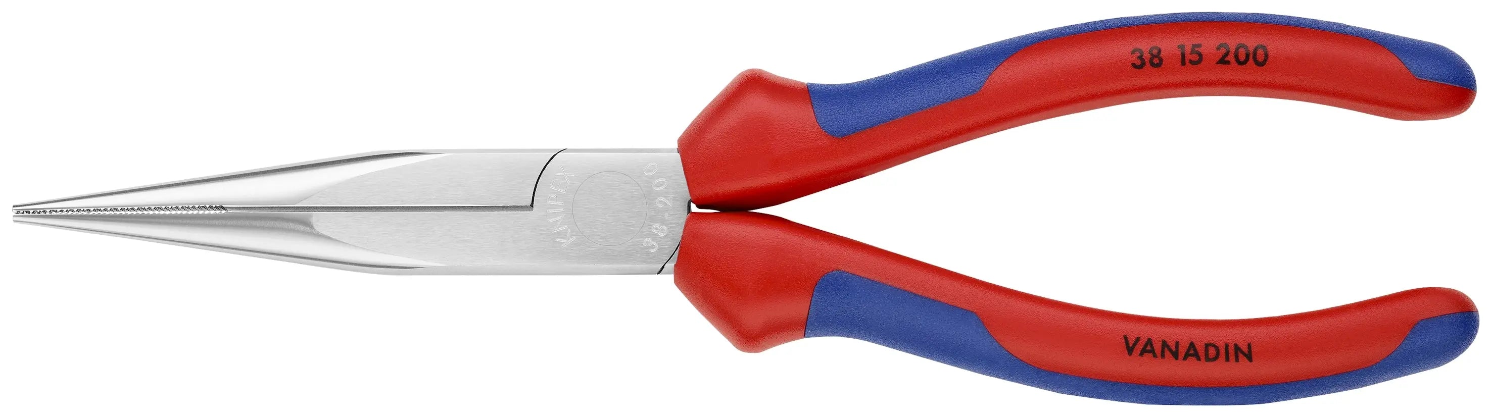 Knipex 38 15 200 KN | Long Nose Pliers W/O Cutter, Multi-Component Knipex