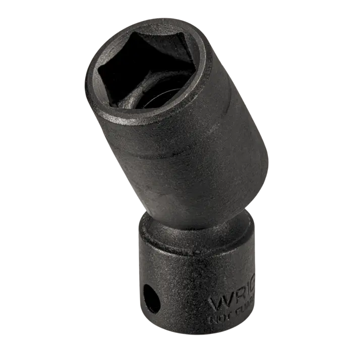 Wright Tool 3/8 in Drive 6-Point Standard SAE Black Oxide Universal Power Socket, 9/16 in - WT 3858 Socket Wright Tool