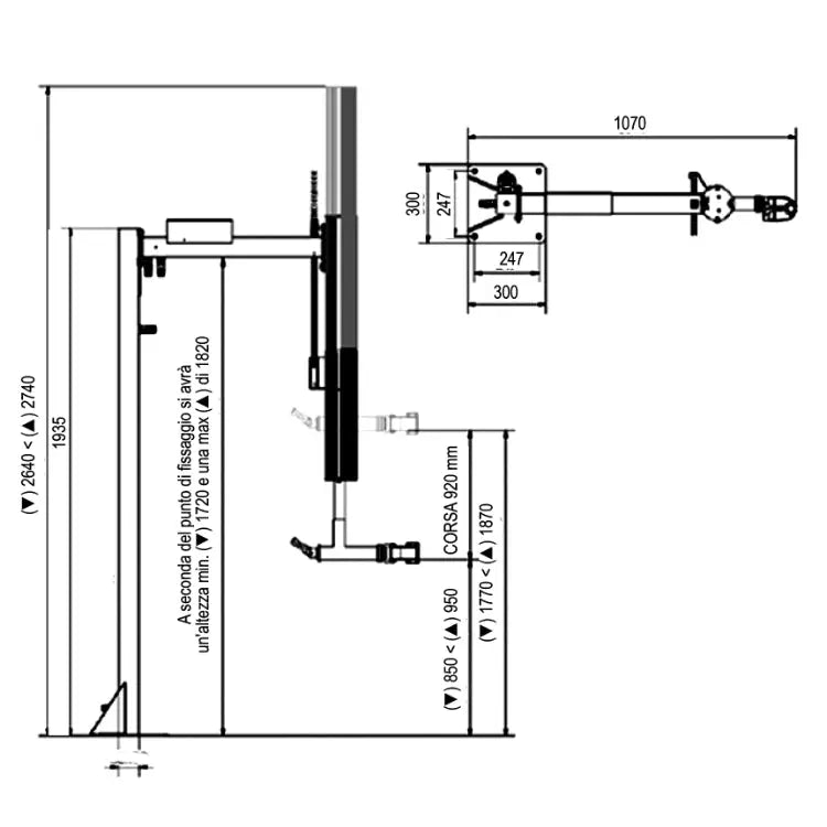 Beta Tools (Article# 3919MME) Electric Bicycle Lift - BT 039190010 