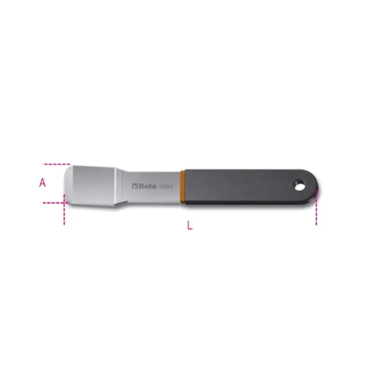 Beta Tools (Article# 3991) Lever for Pushing Back Disc Brake Pads, Chrome-Plated - BT 39910010 Beta Tools