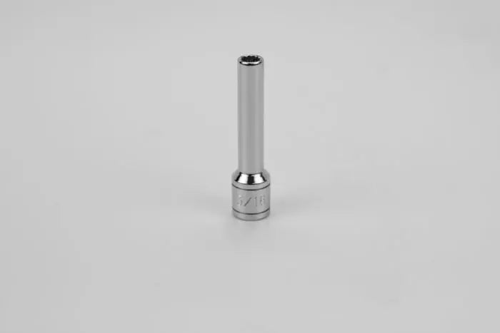 SK Tools - Socket Chrome 1/4dr Deep 12pt 3/16 - 44906 SK Tools