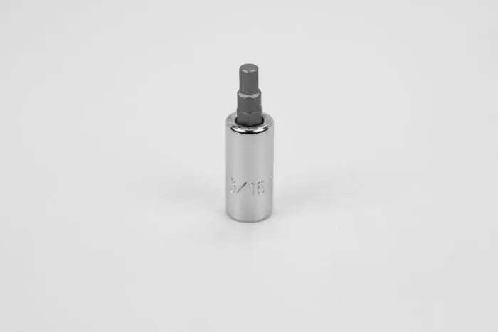 SK Tools - Socket Bit Chrome 1/4dr 3/16 Hex - 44312 SK Tools