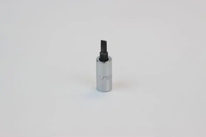 SK Tools - Socket Chrome 1/4 dr Screwdriver Slotted 3/16 - 44470 SK Tools