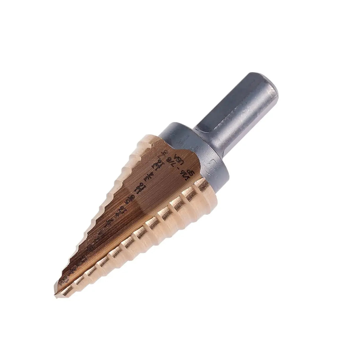 KnKut Fractional Performance Step Drill Bit, 3/16 in - 7/8 in - KK4-3/16-B KnKut