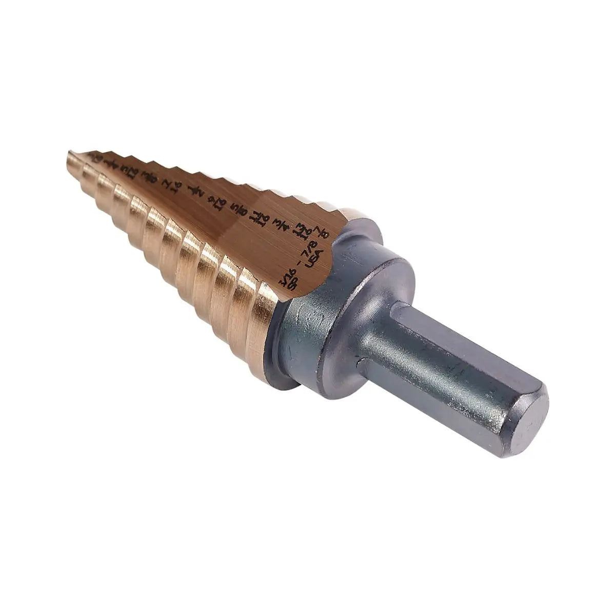 KnKut Fractional Performance Step Drill Bit, 3/16 in - 7/8 in - KK4-3/16-B KnKut