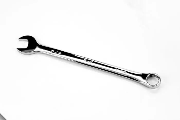 SK Tools - 3/4" 12 Point Fractional Long Combination Chrome Wrench - 88424 SK Tools
