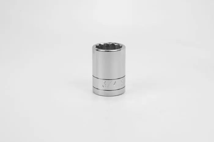 SK Tools - Socket Chrome 1/2dr Standard 12pt 3/4 - 40124 SK Tools