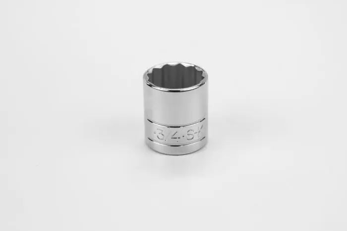 SK Tools - Socket Chrome 3/8dr Standard 12pt 3/4 - 45124 SK Tools