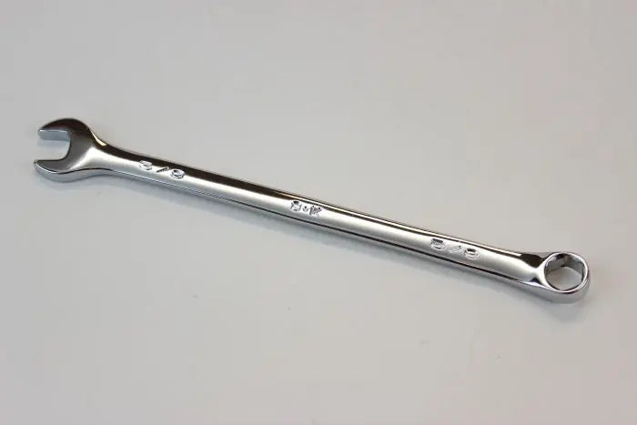 SK Tools - 3/8" 12 Point Fractional Long Combination Chrome Wrench - 88412 SK Tools