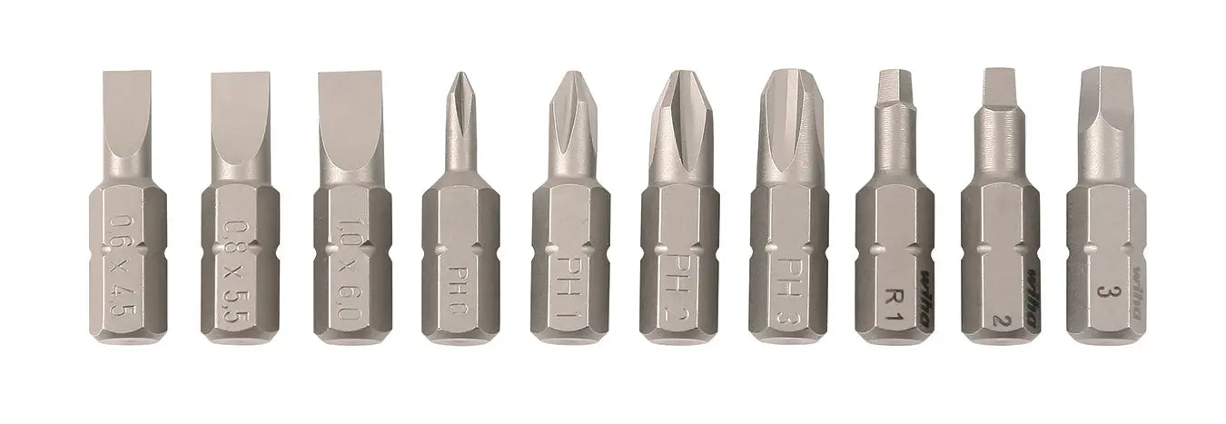 Wiha 72593, Blister Pack Slt/Ph/Sq Bit Set Wiha