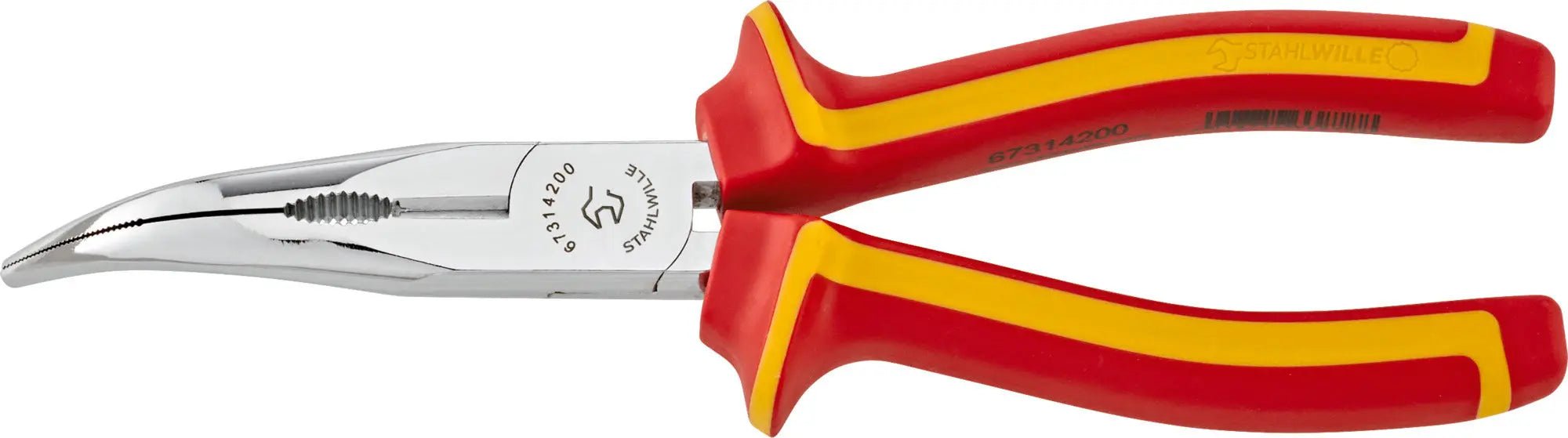Stahlwille VDE Curved Telephone Plier, 5mm Center Width - ST 67314200 Stahlwille