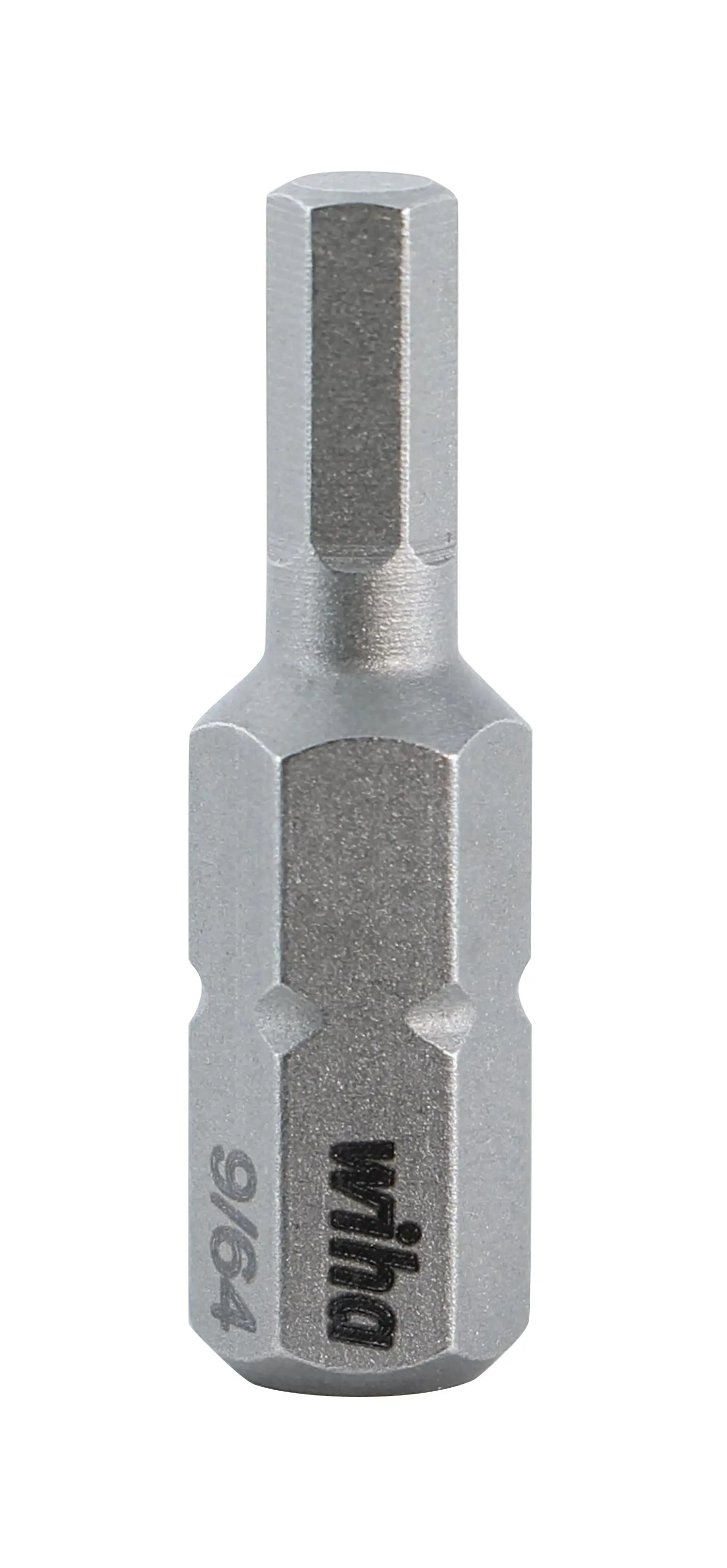Wiha 71339, Hex Inch Insert Bit 9/64 x 25mm Wiha