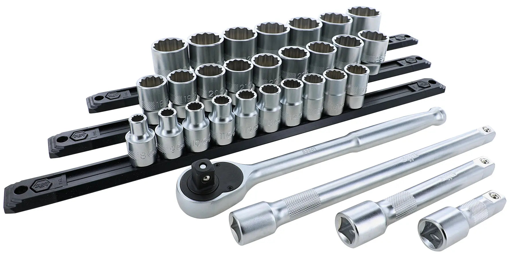 Wiha 33891, 1/2" Dr. 30 Pc. Metric Socket Set Wiha