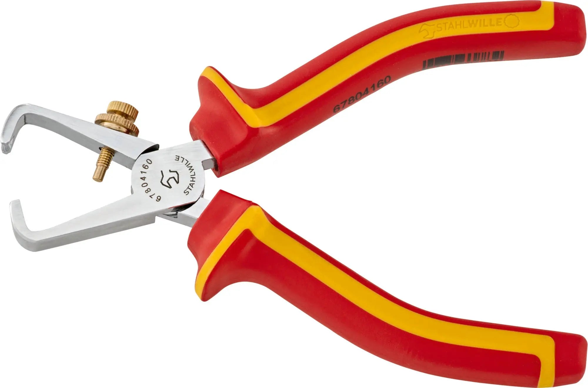 Stahlwille VDE Chrome Plated Wire Stripper, 160 x 58mm - ST 67804160 Stahlwille