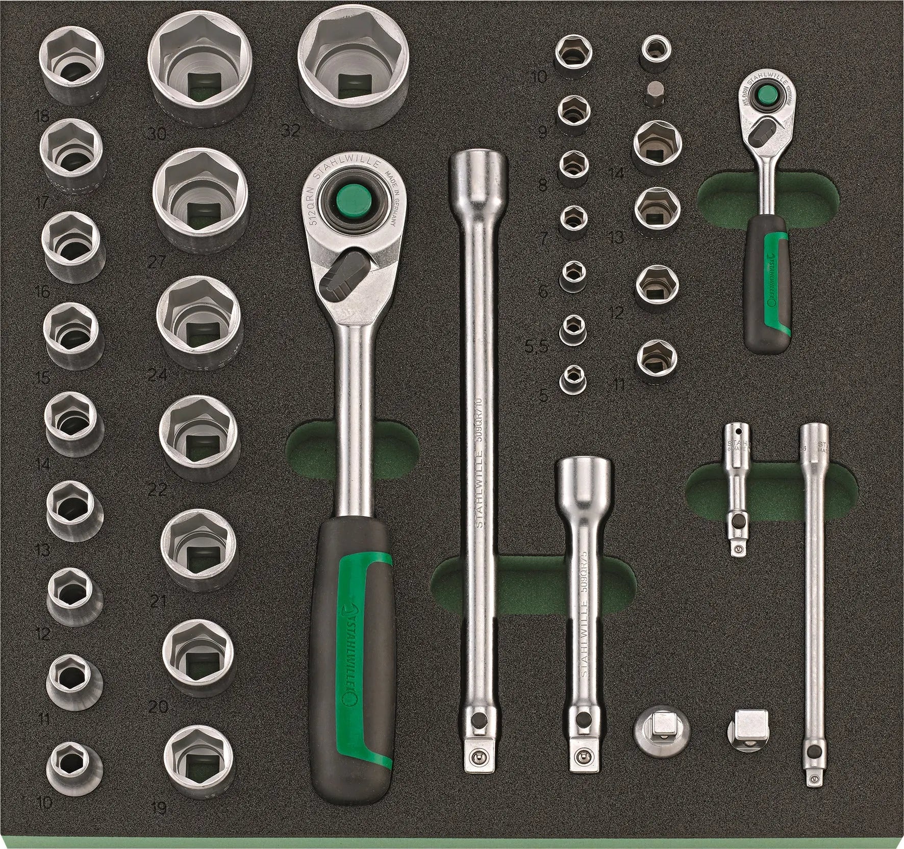 Stahlwille Set of 161 Assortment Tool with TCS Insert - ST 97830256 Stahlwille