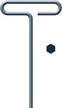 Eklind 5mm Standard Grip Hexagon T-Key - EK 34650 Hexagon T-Key Eklind