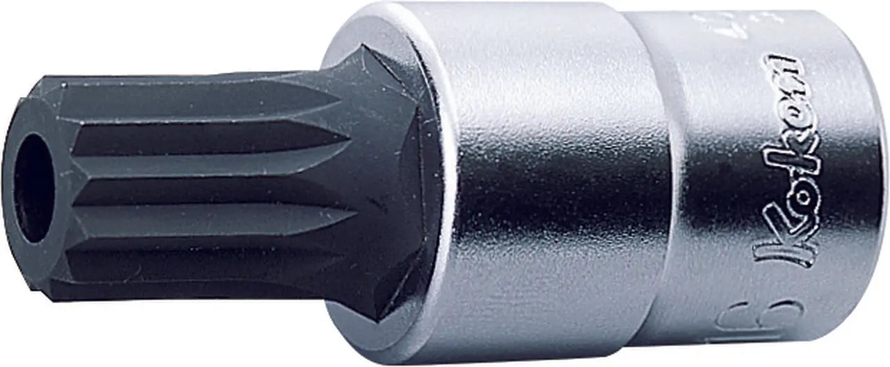 Ko-ken Tools 1/2 Sq. Dr. Bit Socket XZN MH16 Triple Square Length 60mm with Hole Ko-ken Tools