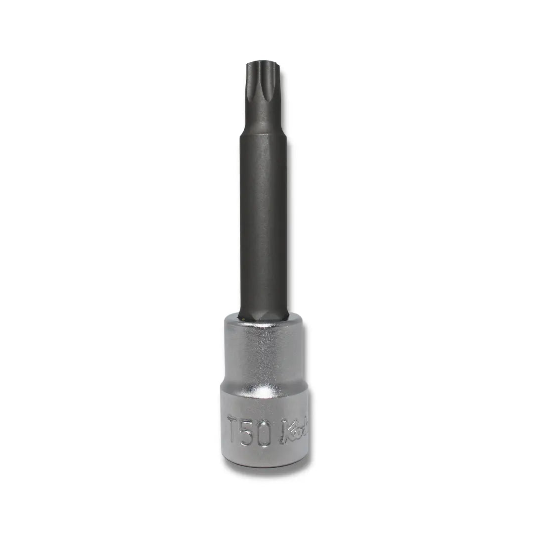Ko-ken Tools 1/2" Sq. Dr. Round Shank TORXÂ® T50 Bit Socket - Length 100mm Ko-ken Tools