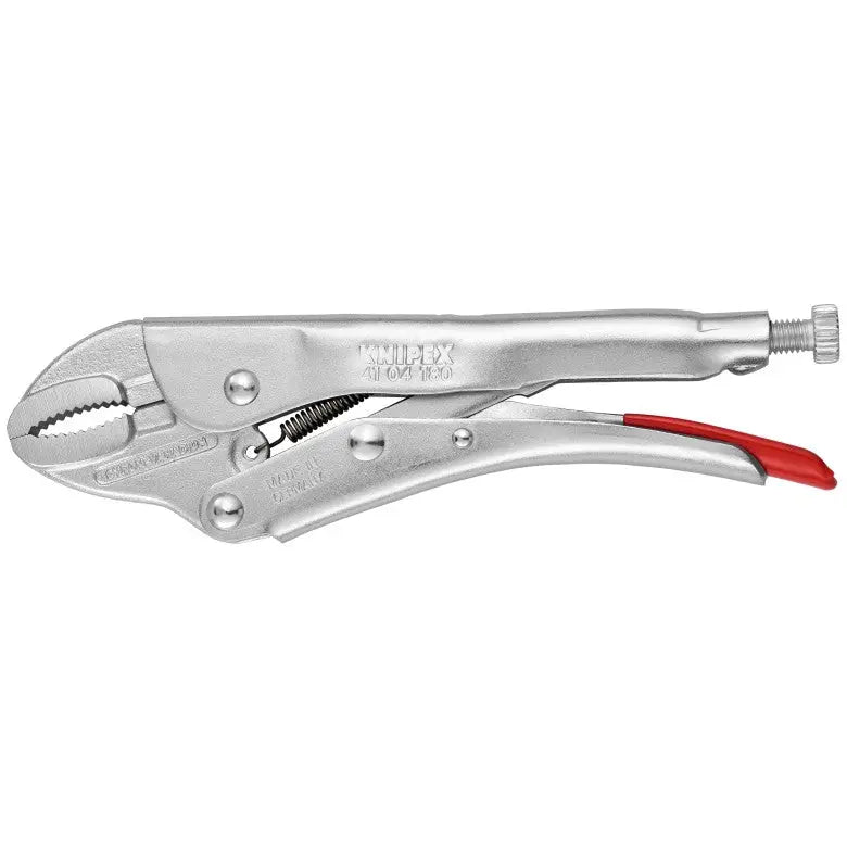 Knipex Round Jaws Grip Plier, 7-1/4 in - KN 41 04 180 SBA Knipex