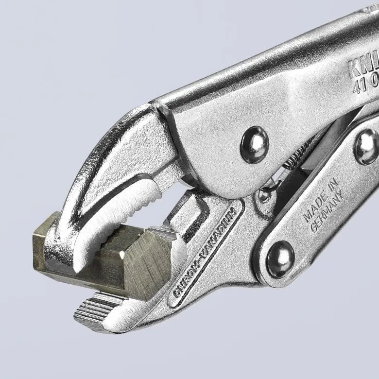 Knipex Round Jaws Grip Plier, 7-1/4 in - KN 41 04 180 SBA Knipex