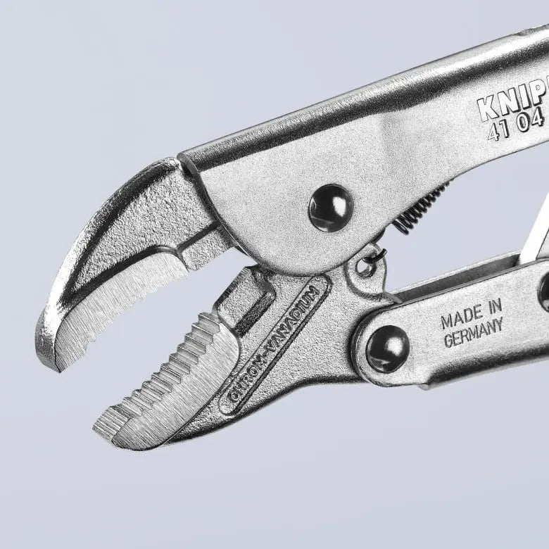 Knipex Round Jaws Grip Plier, 7-1/4 in - KN 41 04 180 SBA Knipex