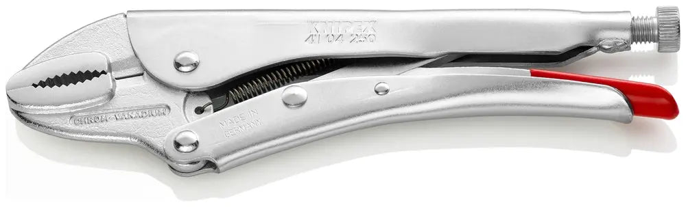 Knipex 41 04 250 KN | Locking Pliers, Round Jaws, Chrome Knipex