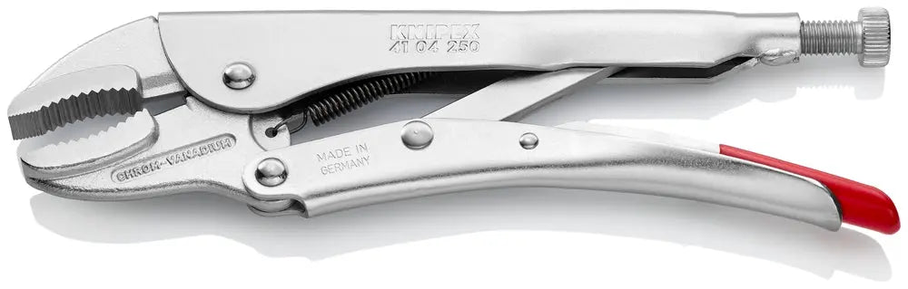 Knipex 41 04 250 KN | Locking Pliers, Round Jaws, Chrome Knipex