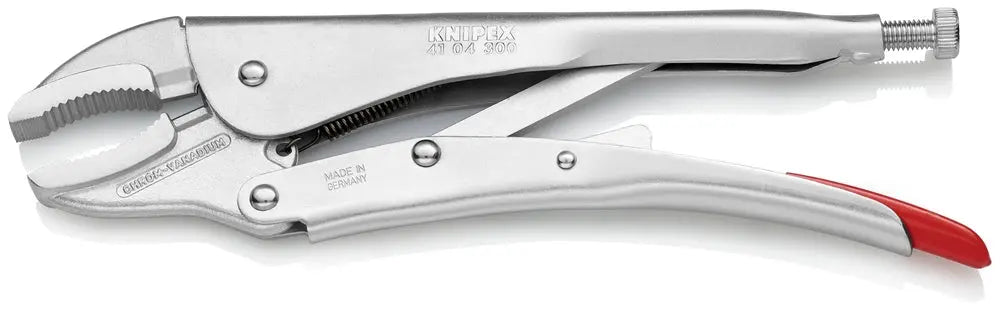 Knipex 41 04 300 KN | Locking Pliers, Round Jaws, Chrome Knipex