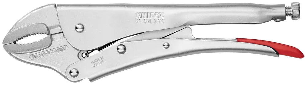Knipex 41 04 300 KN | Locking Pliers, Round Jaws, Chrome Knipex