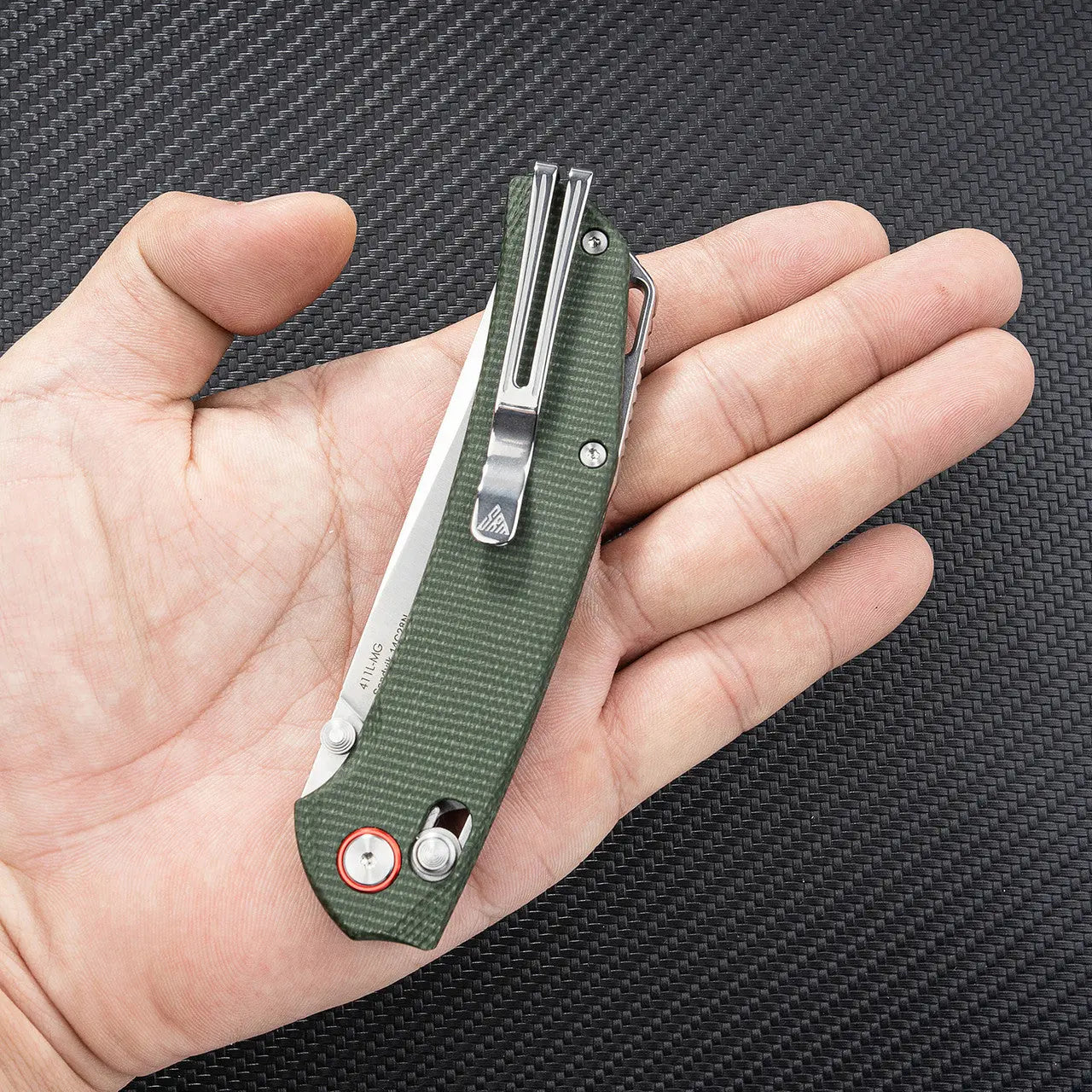 Fenix SRM Folding Knife with Green Handle - F SRM-411L-MG Fenix