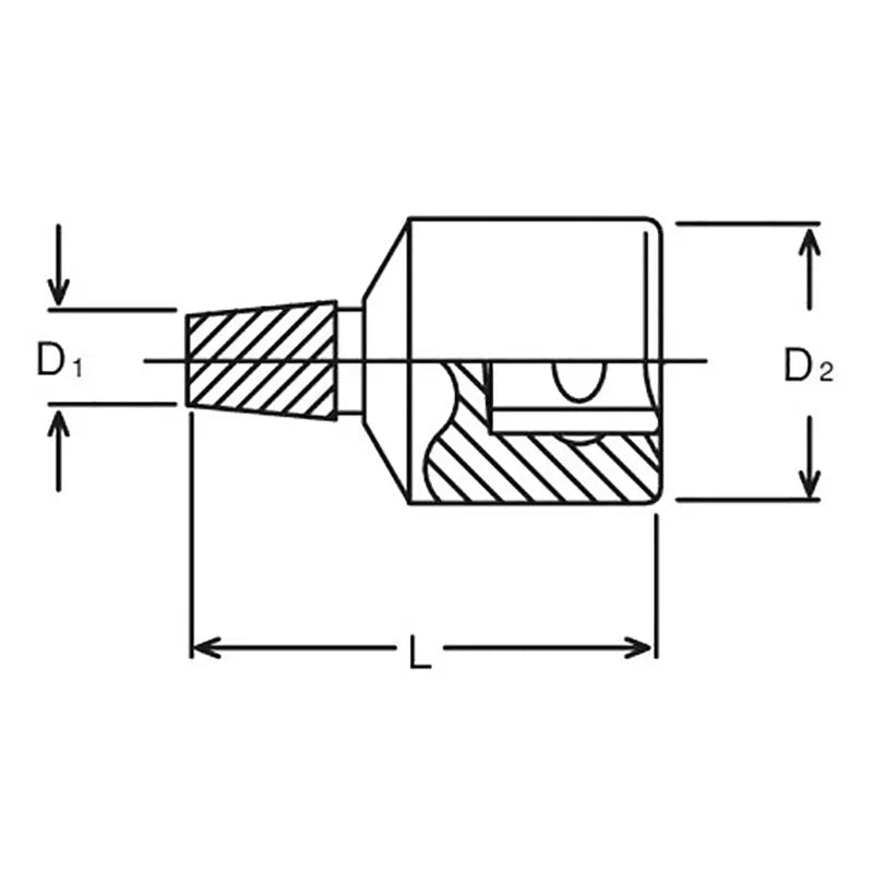 Ko-ken Tools 1/2 Sq. Dr. Bolt Twister 10mm Length 37mm Ko-ken Tools