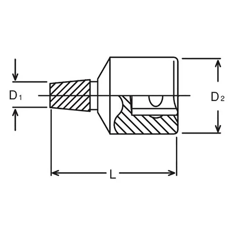Ko-ken Tools 1/2 Sq. Dr. Bolt Twister 16mm Length 37mm Ko-ken Tools