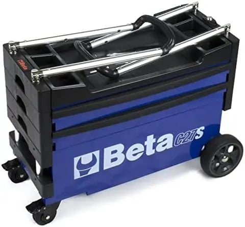Beta Tools (Article# C27S-B/5002) Collapsible Rolling Tool Cart - Blue - BT 27000206 Beta Tools
