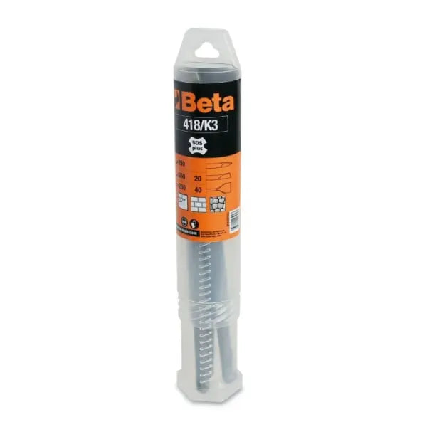 Beta Tools (Article# 418/K3) Masonry Chisel Set with SDS-Plus Connection - BT 004180103 