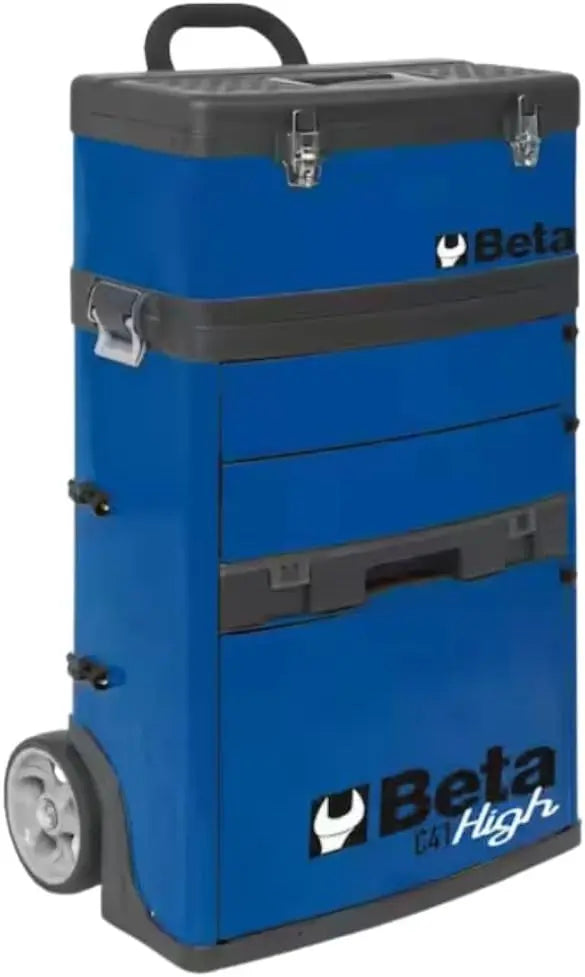 Beta Tools (Article# C41H-B) Two-Module Rolling Tool Chest -Blue - BT 41000006 Beta Tools