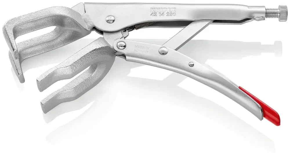 Knipex 42 14 280 KN | Locking Welding Grip Pliers, Chrome Knipex