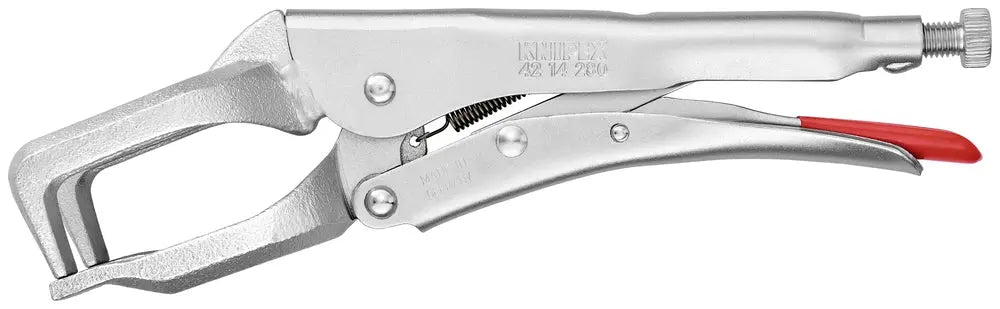 Knipex 42 14 280 KN | Locking Welding Grip Pliers, Chrome Knipex