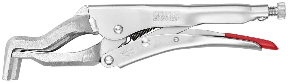 Knipex 42 24 280 KN | Locking Welding Grip Pliers, Chrome Knipex