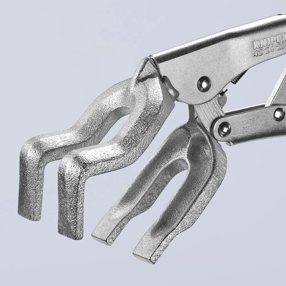 Knipex 42 24 280 KN | Locking Welding Grip Pliers, Chrome Knipex