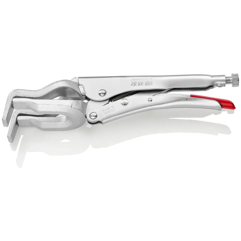 Knipex 42 24 280 KN | Locking Welding Grip Pliers, Chrome Knipex