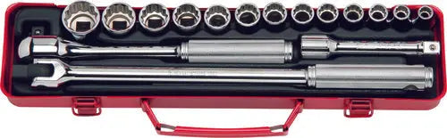 Ko-ken Tools 1/2 Sq. Dr. 17 Piece 12-Point SAE Socket set 3/8-1" Ko-ken Tools