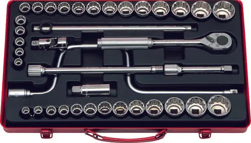 Ko-ken Tools 1/2 Sq. Dr. Socket set 12 point 38 pieces Ko-ken Tools