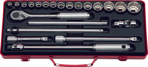 Ko-ken Tools 1/2 Sq. Dr. 22 Piece 12-Point SAE Socket set 3/8-1.1/4" Ko-ken Tools
