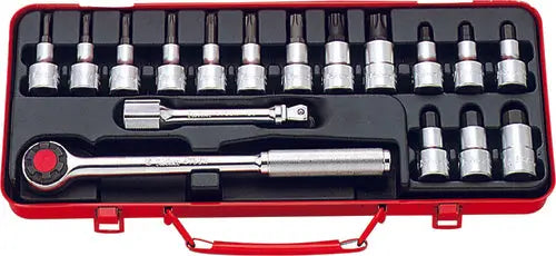 Ko-ken Tools 17 Piece 1/2 Sq. Dr. Hex and TORXÂ® Bit Socket Set Ko-ken Tools