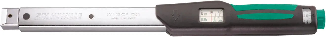 Stahlwille MANOSKOP Service Torque Wrench with Holder for Insert Tools, Size 20 - ST 50181020 Stahlwille