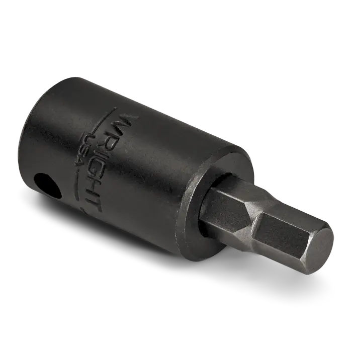 Wright Tool 1/2 in Drive Hexagon Bit Impact Socket, 1/4 in - WT 42B08 Socket Wright Tool