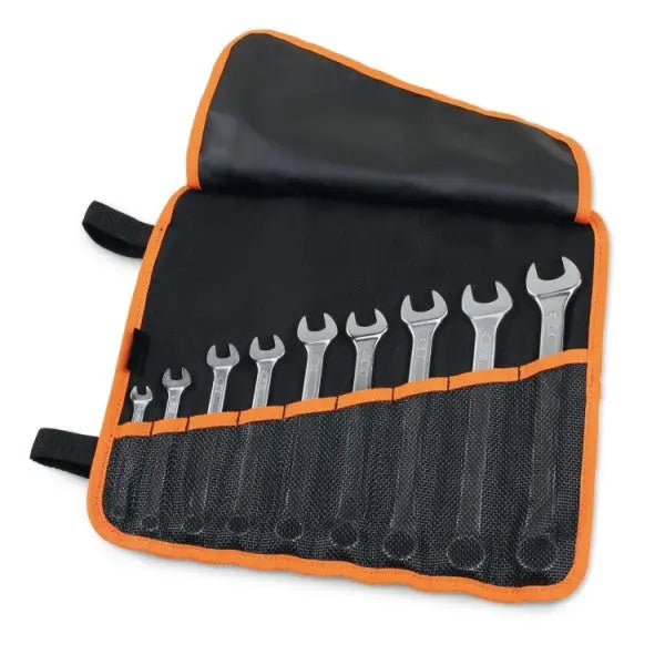 Beta Tools (Article# 42AS/B9N) Set of 9 Combination Wrenches in Tool Roll - BT 420159 Beta Tools