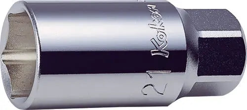 Ko-ken Tools 1/2 Sq. Dr. Wheel Nut Socket 21mm 6 point Length 60mm Ko-ken Tools