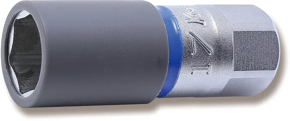 Ko-ken Tools 1/2 Sq. Dr. Wheel Nut Socket 17mm Extra Thin walled Length 65mm Color coded Protector Ko-ken Tools